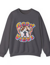 Good Vibes can be had in this Super Comfy Crewneck Sweatshirt