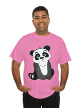 Panda in a super comfortable cotton t-shirt