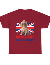 More Cocker Spaniels! British UK Flag in this great looking cotton tee