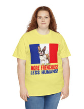 More Frenchies, Less Humans in this Heavy Cotton Tee