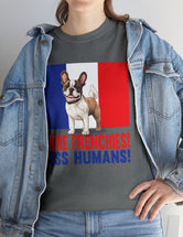 More Frenchies, Less Humans in this Heavy Cotton Tee