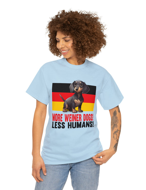 More Weiner Dogs! Less Humans in this super comfy tee.