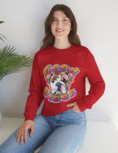 Good Vibes can be had in this Super Comfy Crewneck Sweatshirt