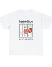 Only in California, the Deodorant is behind bars and the Crooks roam Free!