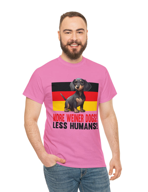 More Weiner Dogs! Less Humans in this super comfy tee.