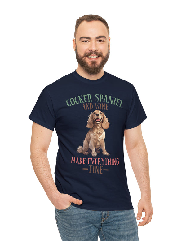 Cocker Spaniel - Cocker Spaniel and Wine make everything Fine!