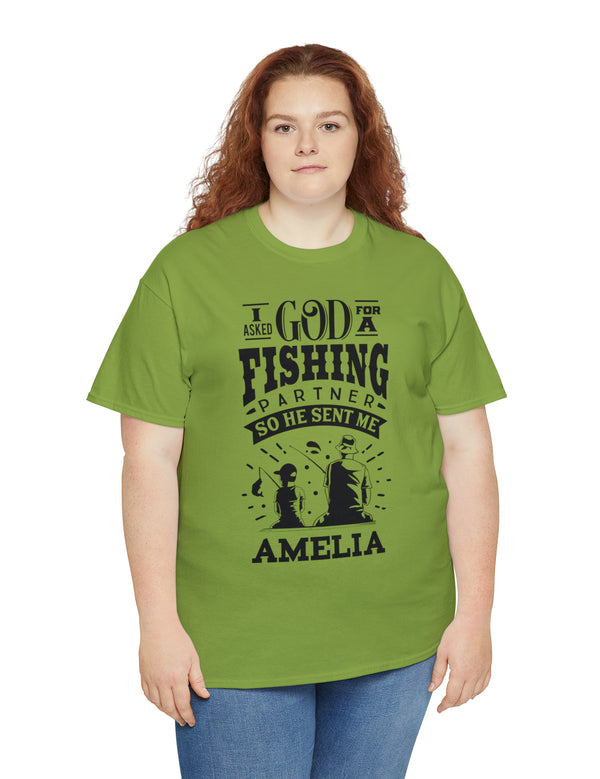 Amelia - I asked God for a fishing partner and He sent me Amelia.