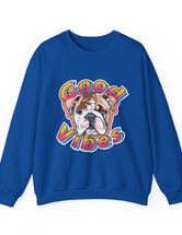 Good Vibes can be had in this Super Comfy Crewneck Sweatshirt