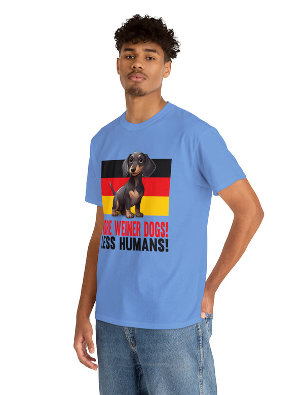 More Weiner Dogs! Less Humans in this super comfy tee.