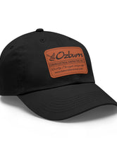 Dad Hat with Leather Patch (Rectangle) - Ozburn Electrical Contractors - Covington, Georgia, USA