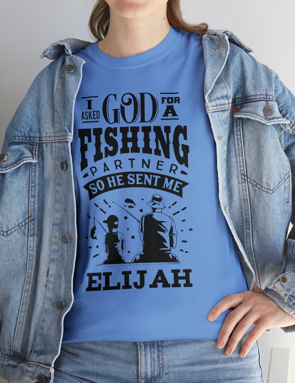 Elijah - I asked God for a fishing partner and He sent me Elijah.