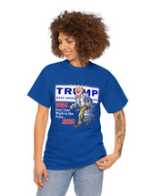 Don't Just Walk to the Polls,...RUN! T-Shirt with Granddad running to cast his vote for...