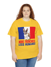 More Frenchies, Less Humans in this Heavy Cotton Tee