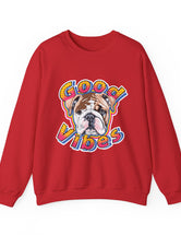 Good Vibes can be had in this Super Comfy Crewneck Sweatshirt