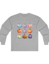 A Variety of Pumpkins in this Ultra Cotton Long Sleeve Tee