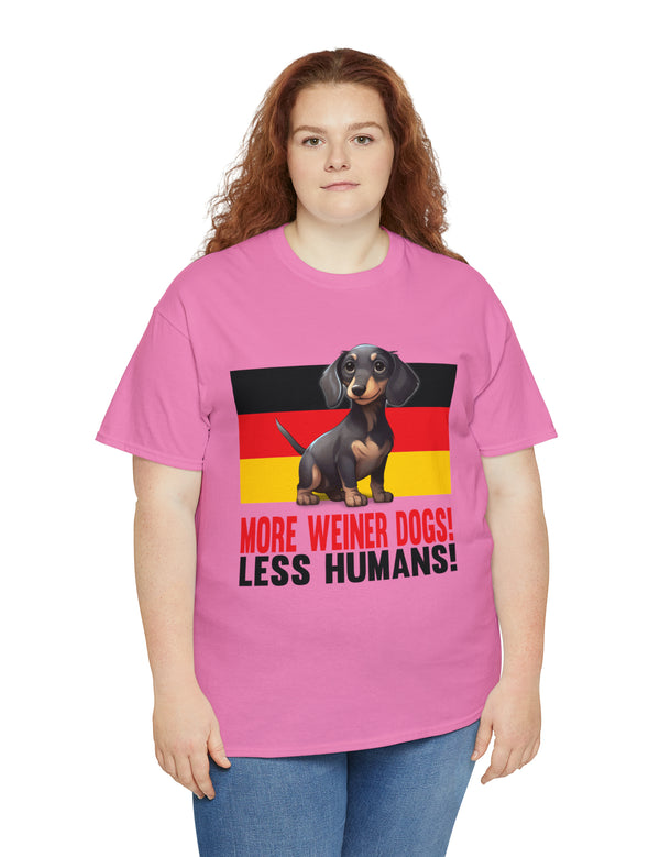 More Weiner Dogs! Less Humans in this super comfy tee.