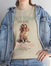 Cocker Spaniel - Cocker Spaniel and Wine make everything Fine!