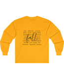 Fall is what it's all about in a Cotton Long Sleeve Tee