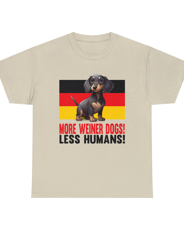 More Weiner Dogs! Less Humans in this super comfy tee.