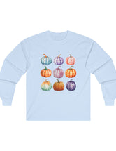 A Variety of Pumpkins in this Ultra Cotton Long Sleeve Tee