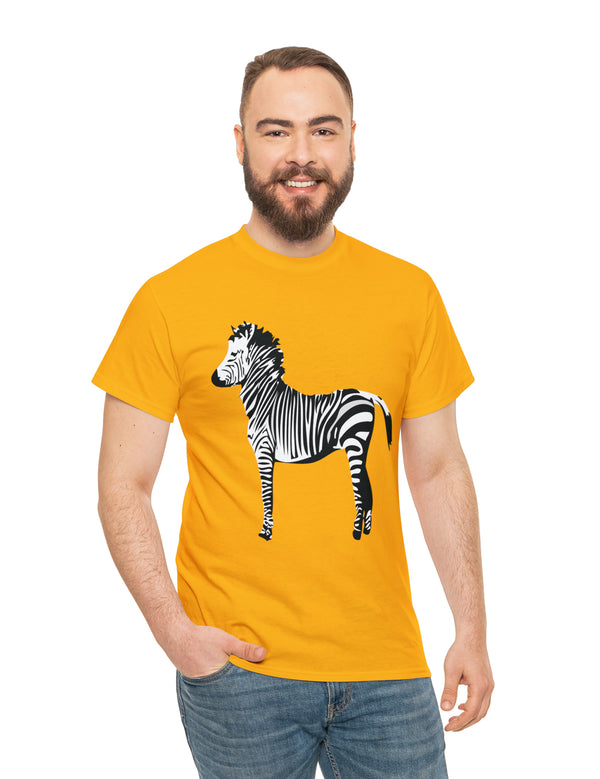 Zebra in a super comfy cotton tee