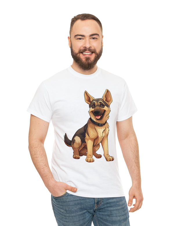 Show off your love for German Shepherds with this great looking, super comfy, t-shirt!