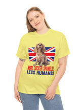 More Cocker Spaniels! British UK Flag in this great looking cotton tee