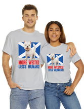 More Westies, Less Humans in this super durable Cotton Tee