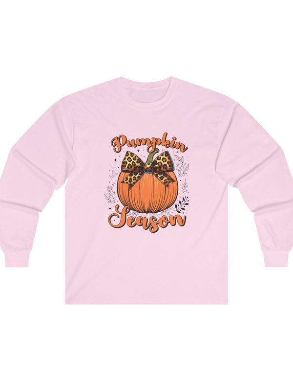 Pumpkin Season can be your Favorite Season in this Ultra Cotton Long Sleeve Tee