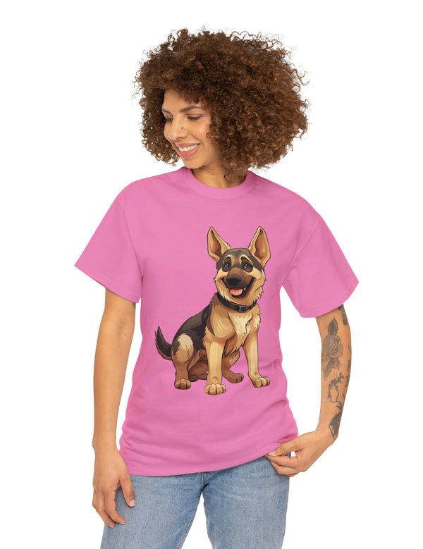 Show off your love for German Shepherds with this great looking, super comfy, t-shirt!