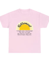 Retirement (In twilight's embrace) - Unisex Heavy Cotton Tee