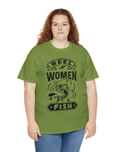 Reel Women Fish! Unisex Heavy Cotton Tee