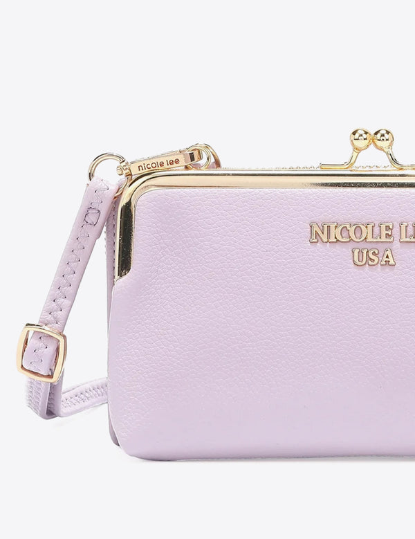 Nicole Lee USA Night Out Crossbody Wallet Purse