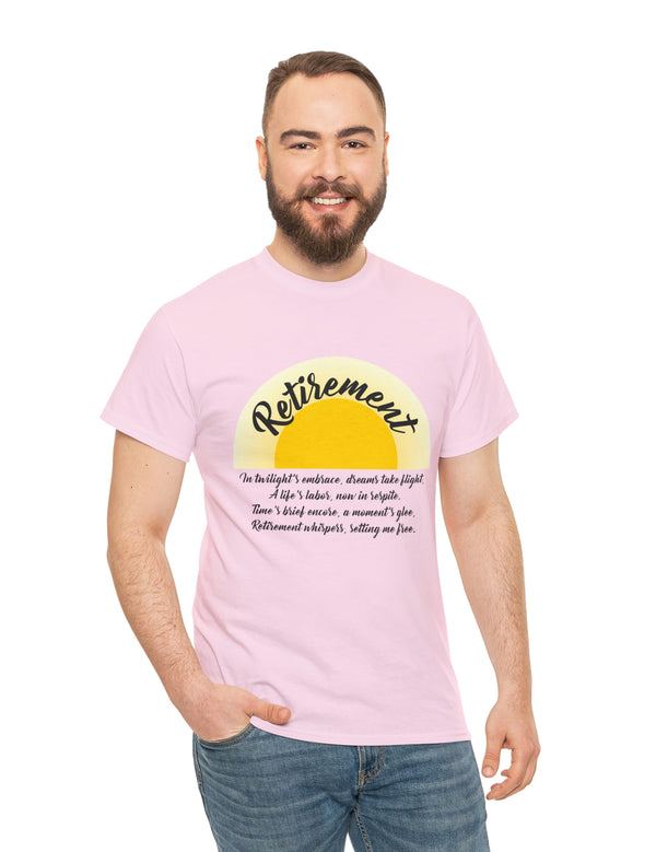 Retirement (In twilight's embrace) - Unisex Heavy Cotton Tee