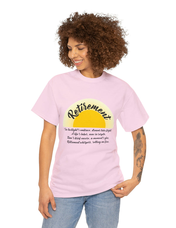 Retirement (In twilight's embrace) - Unisex Heavy Cotton Tee