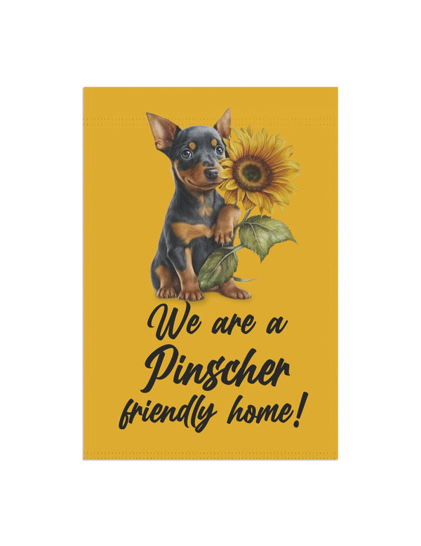 Sunflower Pinscher - Garden Flag, Garden & House Banner