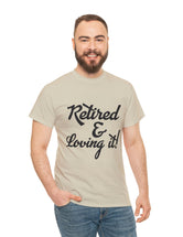 Retirement (Front and Back) with Retirement Poem - Unisex Heavy Cotton Tee