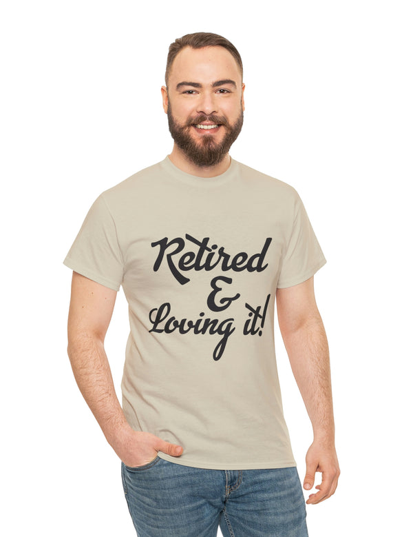 Retirement (Front and Back) with Retirement Poem - Unisex Heavy Cotton Tee