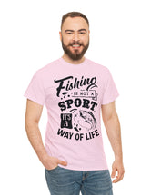 Fishing is not a sport. It's a way of life. This super comfy unisex tee comes in heavy cotton.