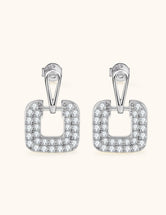 1.68 Carat Moissanite 925 Sterling Silver Drop Earrings