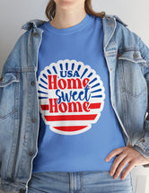 USA, Home Sweet Home - Unisex Heavy Cotton Tee