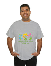 Flourish like the flowers - Psalm 103:15 - Unisex Heavy Cotton Tee