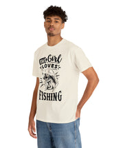 This Girl Loves Fishing! Unisex Heavy Cotton Tee