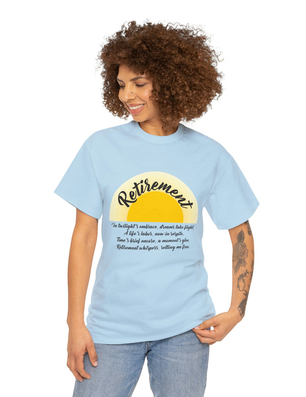 Retirement (In twilight's embrace) - Unisex Heavy Cotton Tee