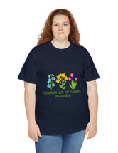 Flourish like the flowers - Psalm 103:15 - Unisex Heavy Cotton Tee