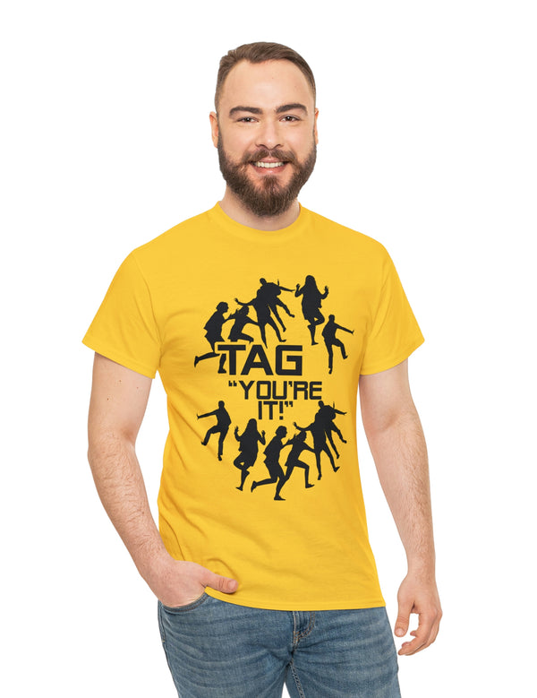 The game of Tag has never been funner! Unisex Heavy Cotton Tee