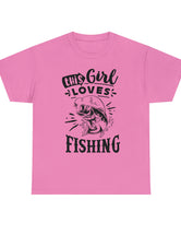 This Girl Loves Fishing! Unisex Heavy Cotton Tee