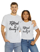 Retirement (Front and Back) with Retirement Poem - Unisex Heavy Cotton Tee