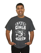 Reel Girls Fish! Unisex Heavy Cotton Tee