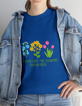 Flourish like the flowers - Psalm 103:15 - Unisex Heavy Cotton Tee